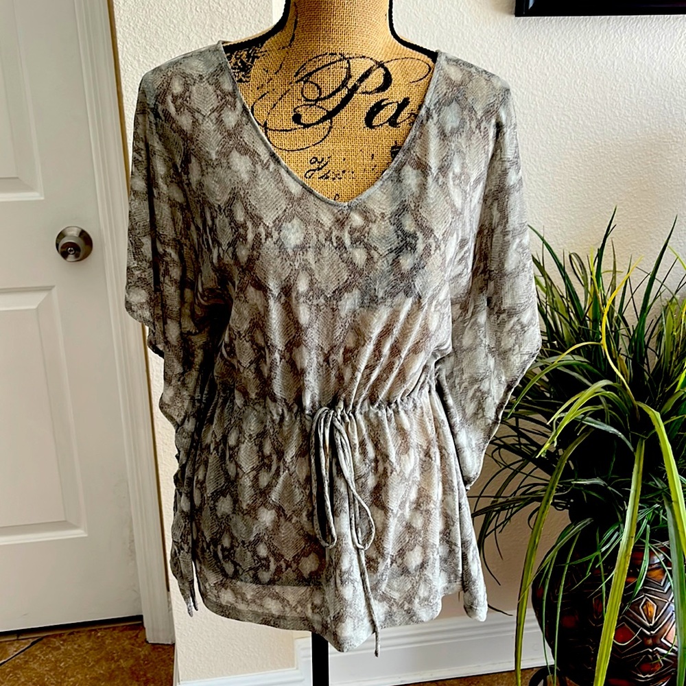 The limited gray blouse